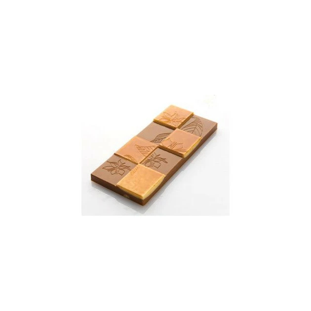 Moule Chocolat Tablette Feuilles et Fleurs 11,8cm (x6) Chocolat Form 3 Moule Chocolat Tablette Feuilles et Fleurs 11,8cm (x6) Chocolat Form
