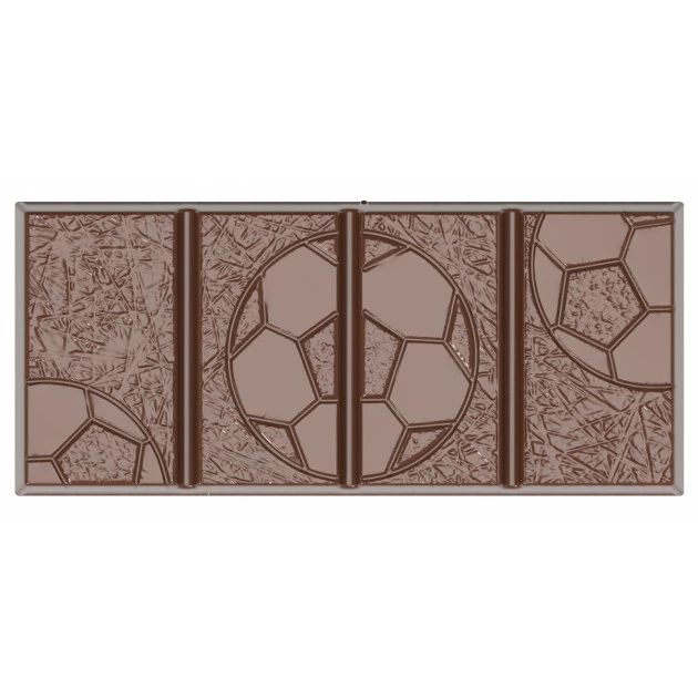 Moule Chocolat Tablette Football 11,4 x 5 cm x H 0,95 cm (x4) Chocolate World 4 Moule Chocolat Tablette Football 11,4 x 5 cm x H 0,95 cm (x4) Chocolate World – Image 2