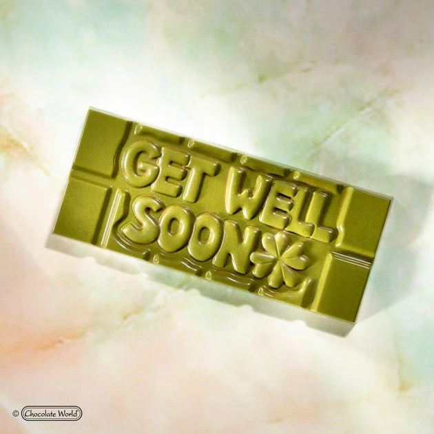 Moule Chocolat Tablette Get Well Soon (x4) Chocolate World 5 Moule Chocolat Tablette Get Well Soon (x4) Chocolate World – Image 3