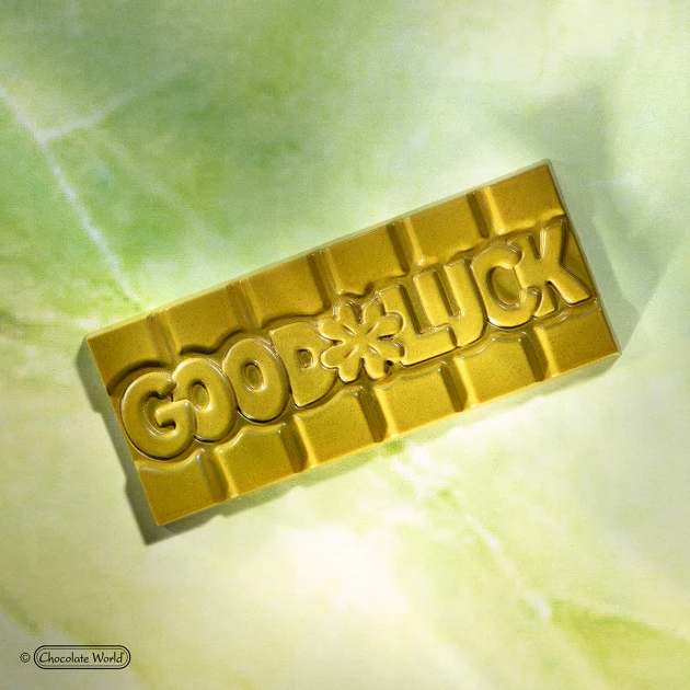 Moule Chocolat Tablette Good Luck (x4) Chocolate World 4 Moule Chocolat Tablette Good Luck (x4) Chocolate World – Image 2