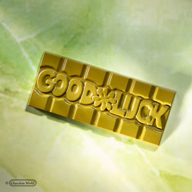 Moule Chocolat Tablette Good Luck (x4) Chocolate World 6 Moule Chocolat Tablette Good Luck (x4) Chocolate World – Image 4