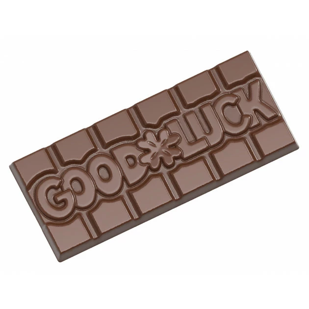 Moule Chocolat Tablette Good Luck (x4) Chocolate World 3 Moule Chocolat Tablette Good Luck (x4) Chocolate World