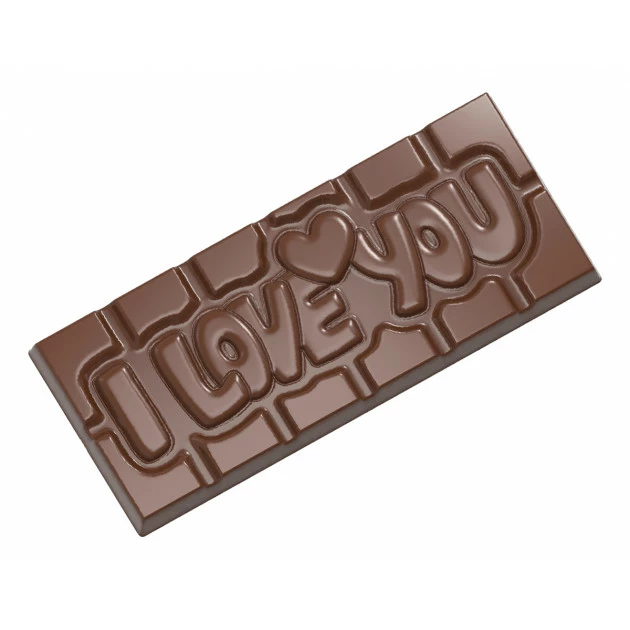 Moule Chocolat Tablette I love You (x4) Chocolate World 3 Moule Chocolat Tablette I love You (x4) Chocolate World