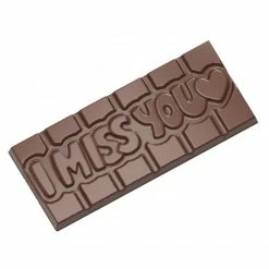 Moule Chocolat Tablette I Miss You (x4) Chocolate World