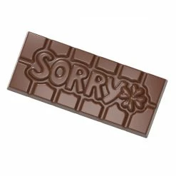 Moule Chocolat Tablette Sorry (x4) Chocolate World 8 Moule Chocolat Tablette Sorry (x4) Chocolate World -Pavoni Shop moule chocolat tablette sorry x4 chocolate world 2