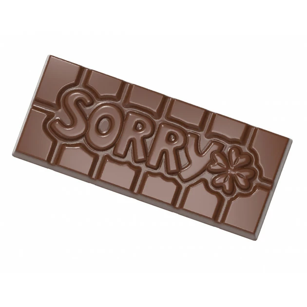 Moule Chocolat Tablette Sorry (x4) Chocolate World 5 Moule Chocolat Tablette Sorry (x4) Chocolate World – Image 3