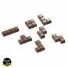 Moule Chocolat Tetromino (x14) Chocolat Form 1 Moule Chocolat Tetromino (x14) Chocolat Form -Pavoni Shop moule chocolat tetromino x14 chocolat form