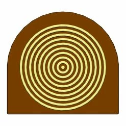 Moule Embout de bûche Cercles 78 x 85 mm Mallard Ferrière