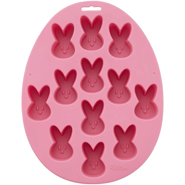 Moule Silicone Lapin 12 Cavités Wilton Moule Silicone Lapin 12 Cavités Wilton -Pavoni Shop moule silicone lapin 12 cavites wilton 2