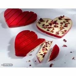 Moule Tablette Chocolat Cœur 12,5 x 11 cm (x2) Chocolate World 7 Moule Tablette Chocolat Cœur 12,5 x 11 cm (x2) Chocolate World -Pavoni Shop moule tablette chocolat coeur 125 x 11 cm x2 chocolate world 2