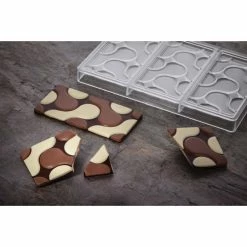 Moule Tablette Chocolat Flow 15,4 x 7,7 x H 0,8 cm (x3) Pavoni 7 Moule Tablette Chocolat Flow 15,4 x 7,7 x H 0,8 cm (x3) Pavoni -Pavoni Shop moule tablette chocolat flow 154 x 77 x h 08 cm x3 pavoni 2