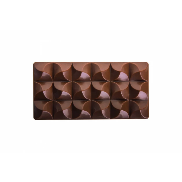 Moule Tablette Chocolat Moulin 15,4 x 7,7 cm x H 1,4 cm (x3) Pavoni 3 Moule Tablette Chocolat Moulin 15,4 x 7,7 cm x H 1,4 cm (x3) Pavoni