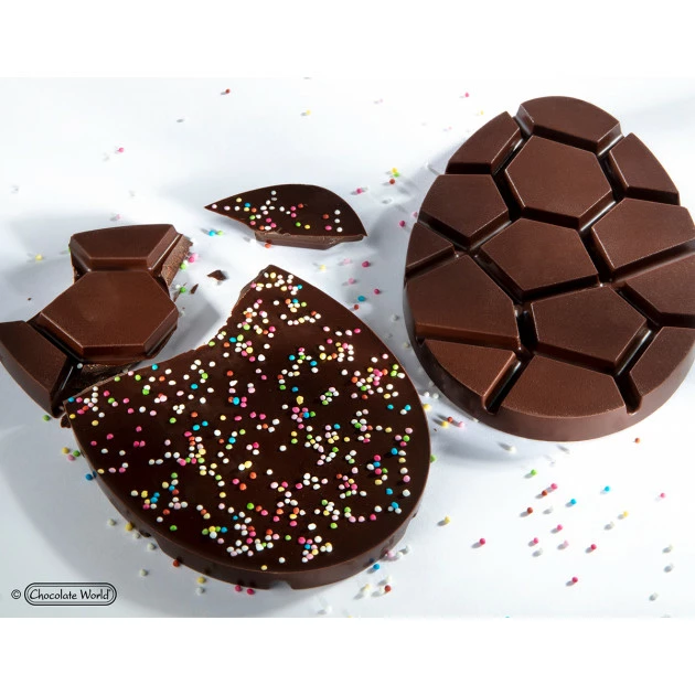 Moule Tablette Chocolat Œuf de Pâques 14 x 9,2 cm (x2) Chocolate World 5 Moule Tablette Chocolat Œuf de Pâques 14 x 9,2 cm (x2) Chocolate World – Image 3