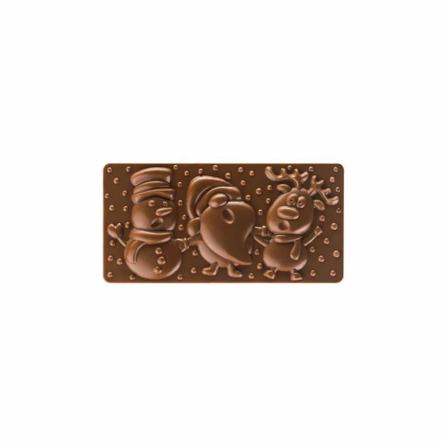 Moule Tablette Chocolat Père Noël, Renne et Bonhomme de Neige 15,4 x 7,7 cm Pavoni 3 Moule Tablette Chocolat Père Noël, Renne et Bonhomme de Neige 15,4 x 7,7 cm Pavoni