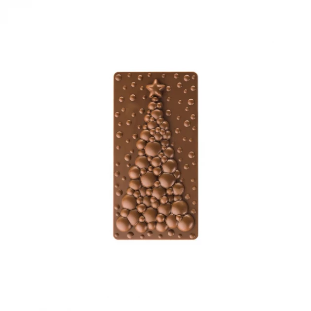 Moule Tablette Chocolat Sapin Bubble 15,4 x 7,7 cm Pavoni 3 Moule Tablette Chocolat Sapin Bubble 15,4 x 7,7 cm Pavoni
