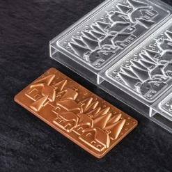 Moule Tablette Chocolat Village De Noël 15,4 x 7,7 Pavoni 9 Moule Tablette Chocolat Village De Noël 15,4 x 7,7 Pavoni -Pavoni Shop moule tablette chocolat village de noel 154 x 77 pavoni 3