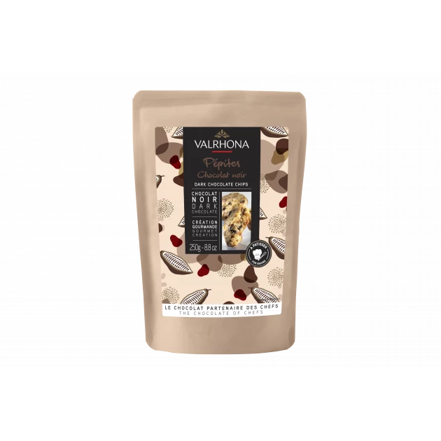 Pépites de Chocolat Noir 250g Valrhona 3 Pépites de Chocolat Noir 250g Valrhona
